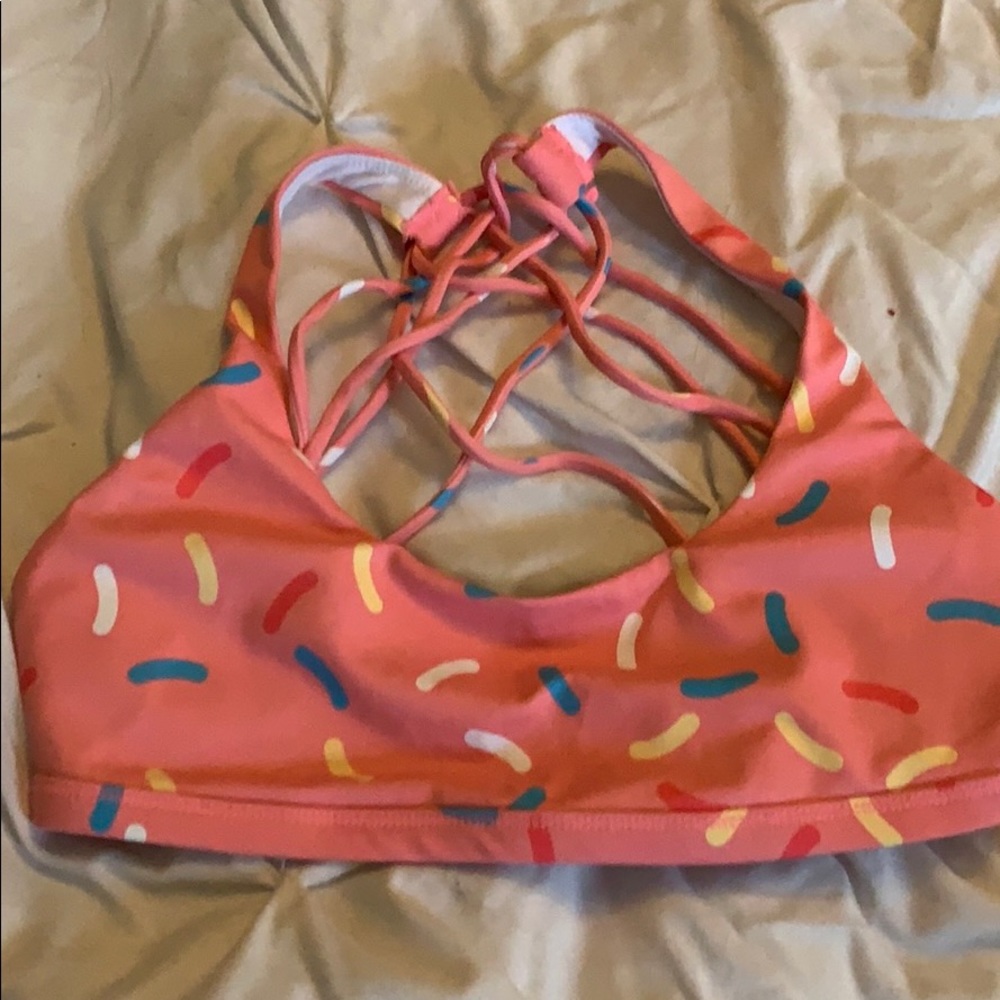 Feed Me Fight Me Sports Bra